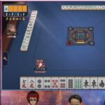 神域リーグ2節 2回戦 役満より激レア?4人三元牌の単騎聴牌!勝負を制したのは勝
