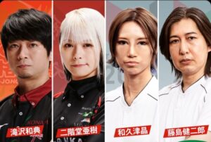 Mトーナメント2ndステージA卓2回戦。滝沢プロとの壮絶なたたき合いを制して通過したのは藤島プロ。和久津プロも1回戦の貯金を使って、2ndステージ通過